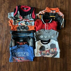 Lot of 11 size 2 T shirts